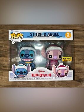 Funko Pop Holiday Stitch & Angel Lilo & Stitch Disney